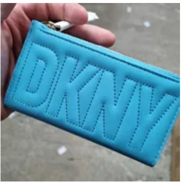 [S] DKNY ELSA BIFOLS CARD HOLDER,CAPRI, 755404971004 (SD589)
