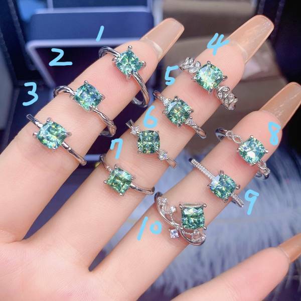 925銀戒指 經典款高級莫桑鑽