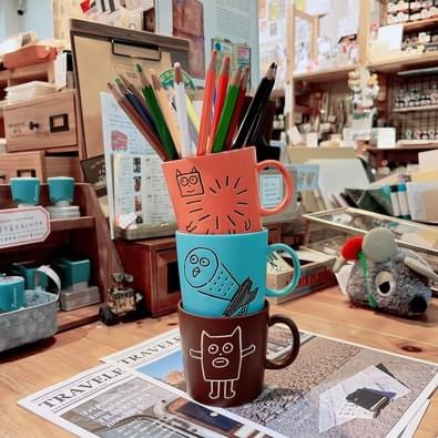 AIUEO x KUMA CAFE mug