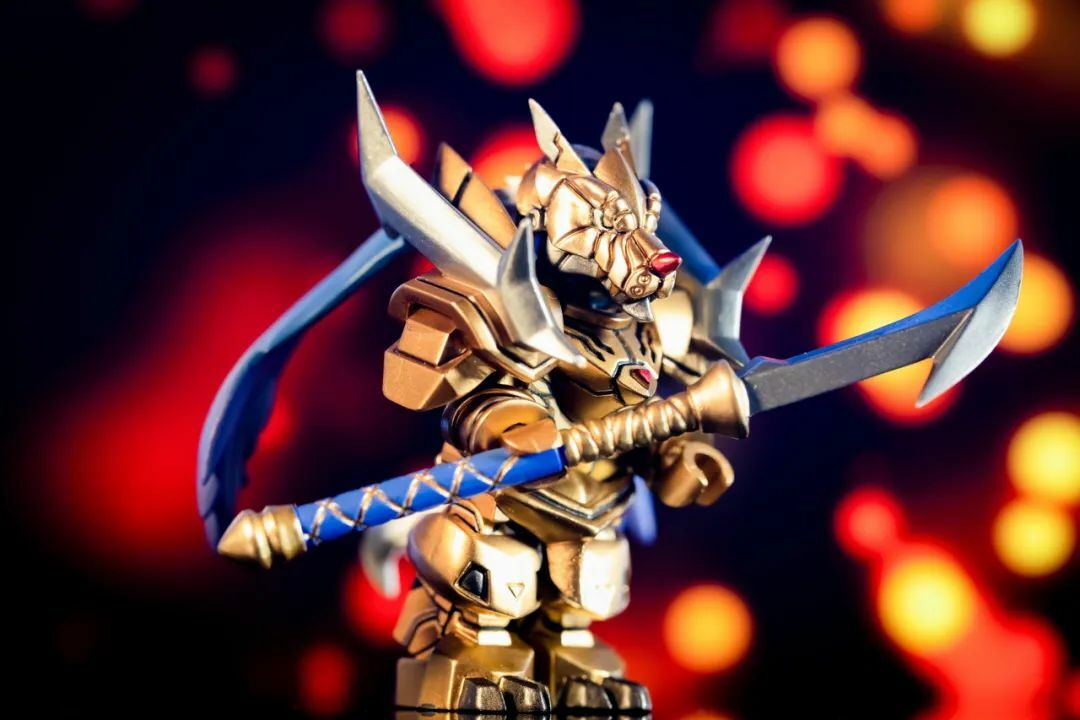 【Minifigs.Factory】偃月加魯魯獸 Cres Garurumon