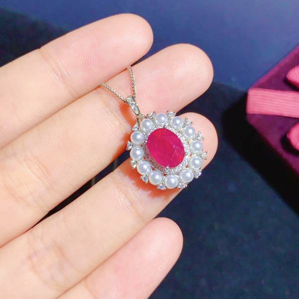 (11.24Y)高品質緬甸新燒紅寶石 吊墜