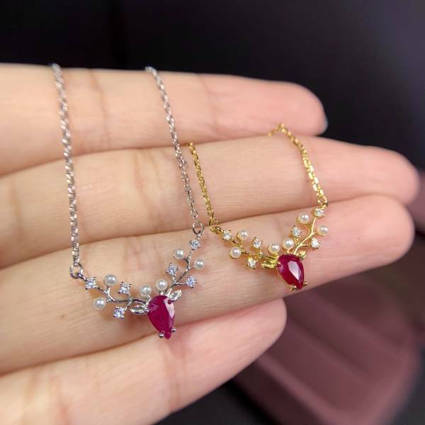 (11.24T)高品質緬甸新燒紅寶石 吊墜