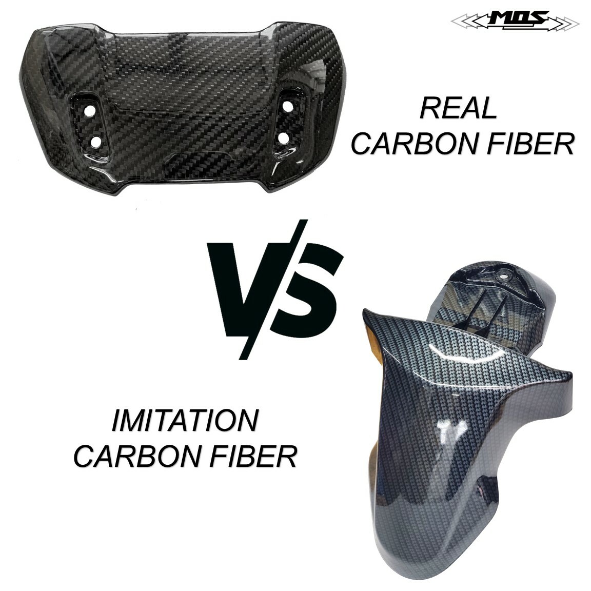 Comparison of Real Carbon Fiber and Imitation Carbon Fiber