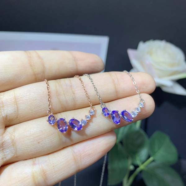 925銀吊墜 天然坦桑石