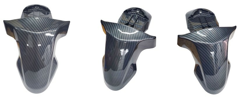 Water Printing Carbon Fiber Front Fender (Made of Plastic)