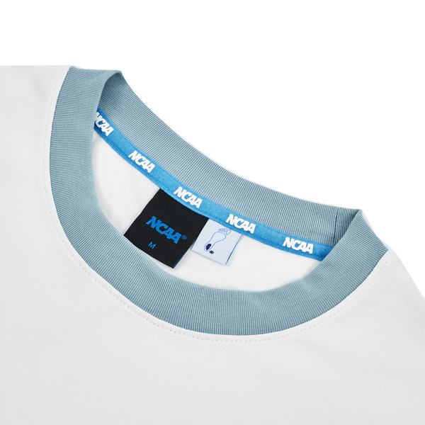 【下殺↘ $499】NCAA 短T 中性 北卡 羅來納 白藍 基本 旗幟印花口袋 短袖 7325102100