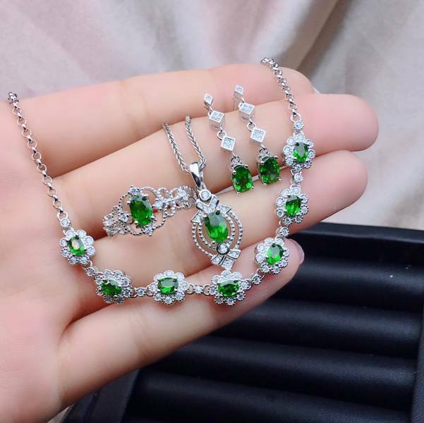 925銀套組 透輝石