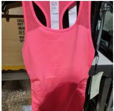 [S] DKNY SEAMLESS RACERBACK RUCHED TANK,FUCHSIA, DP2T8851-0FB [FINAL SALE] (SD594)