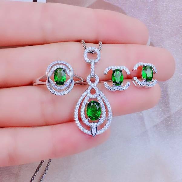 925銀套組 透輝石