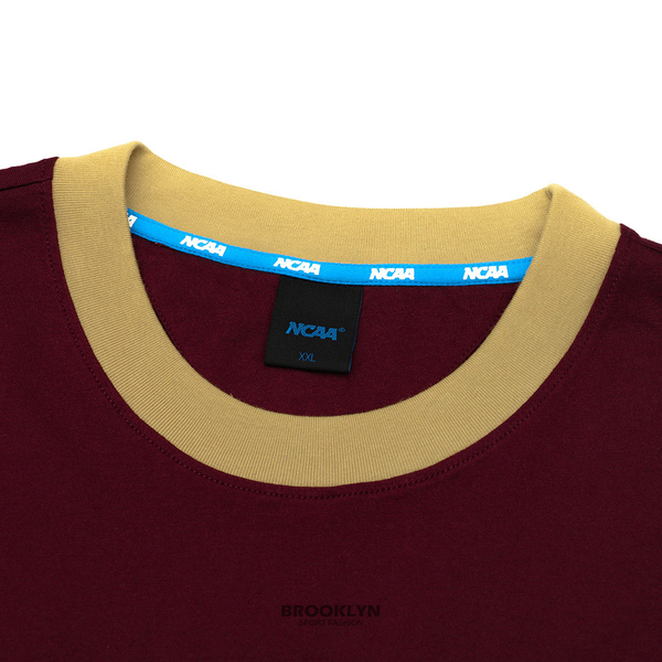 【下殺↘ $399】NCAA 短T 哈佛 中性 酒紅卡其 短袖 休閒 男女 7225500840