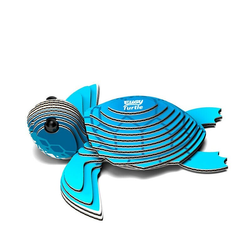EUGY 3D Cardboard Kit Set Model - 038 Turtle