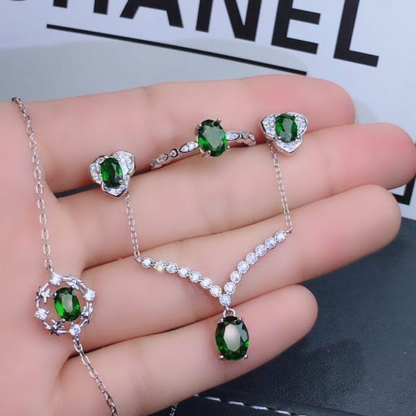 925銀套裝 透輝石