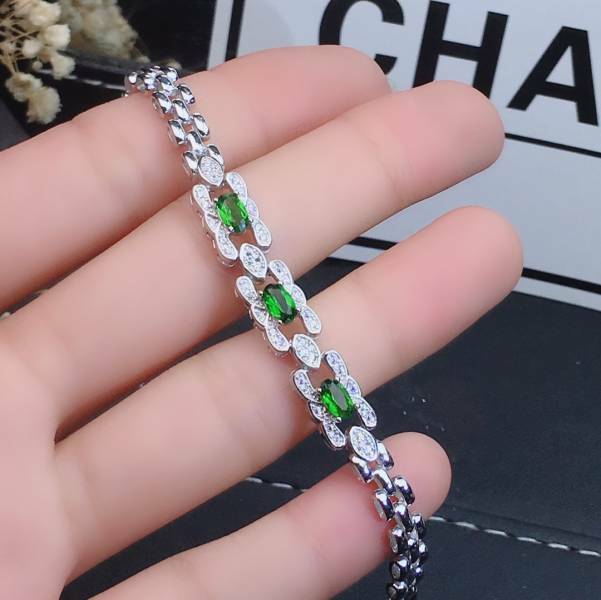 925銀手鍊 透輝石