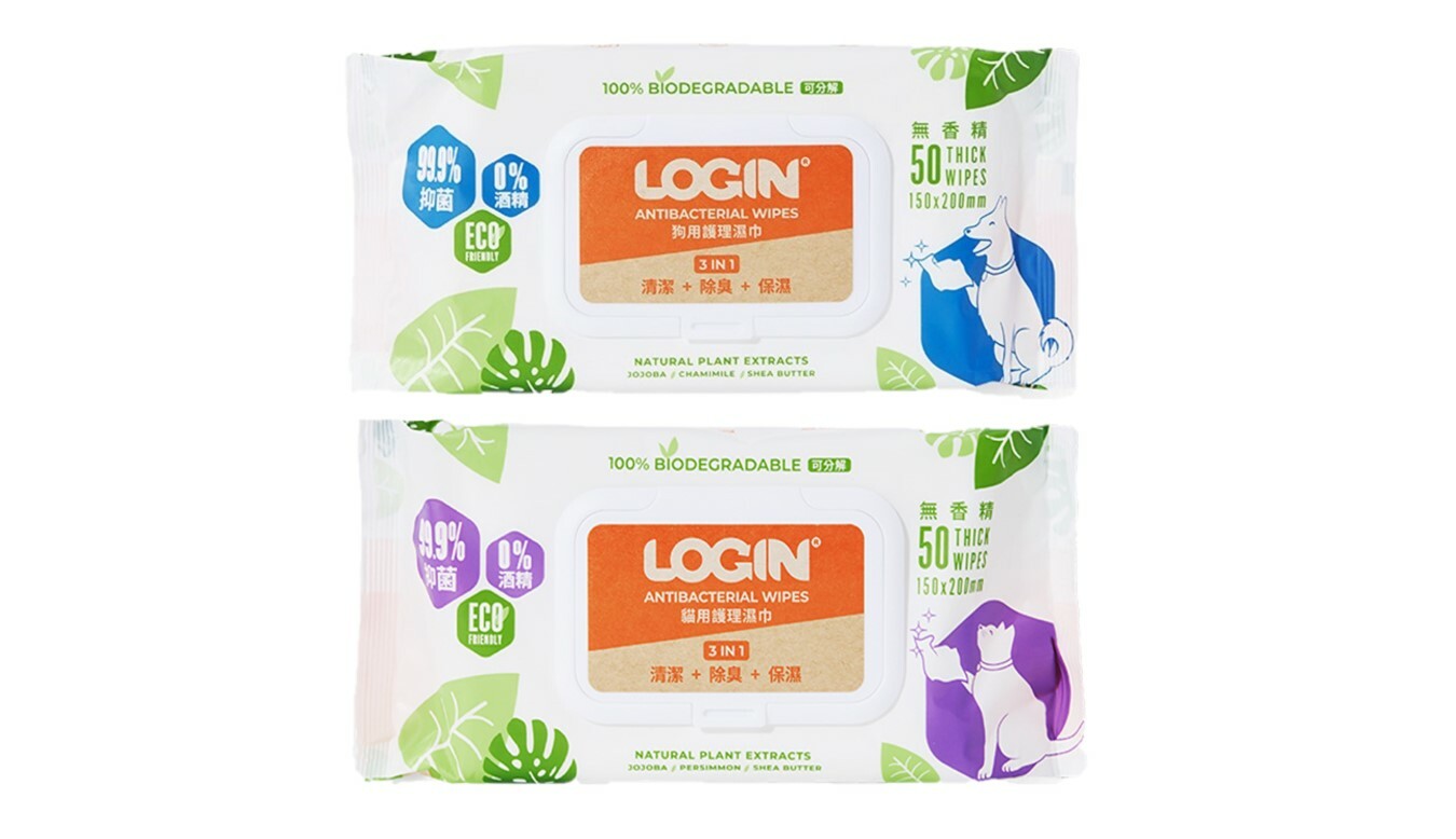 澳洲 LOGIN洛格 犬貓除臭抑菌濕巾 (緯豪)