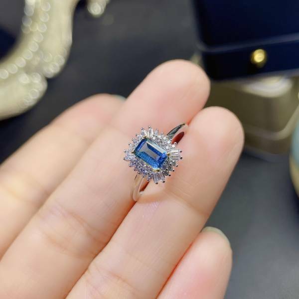 925銀套組 天然托帕石