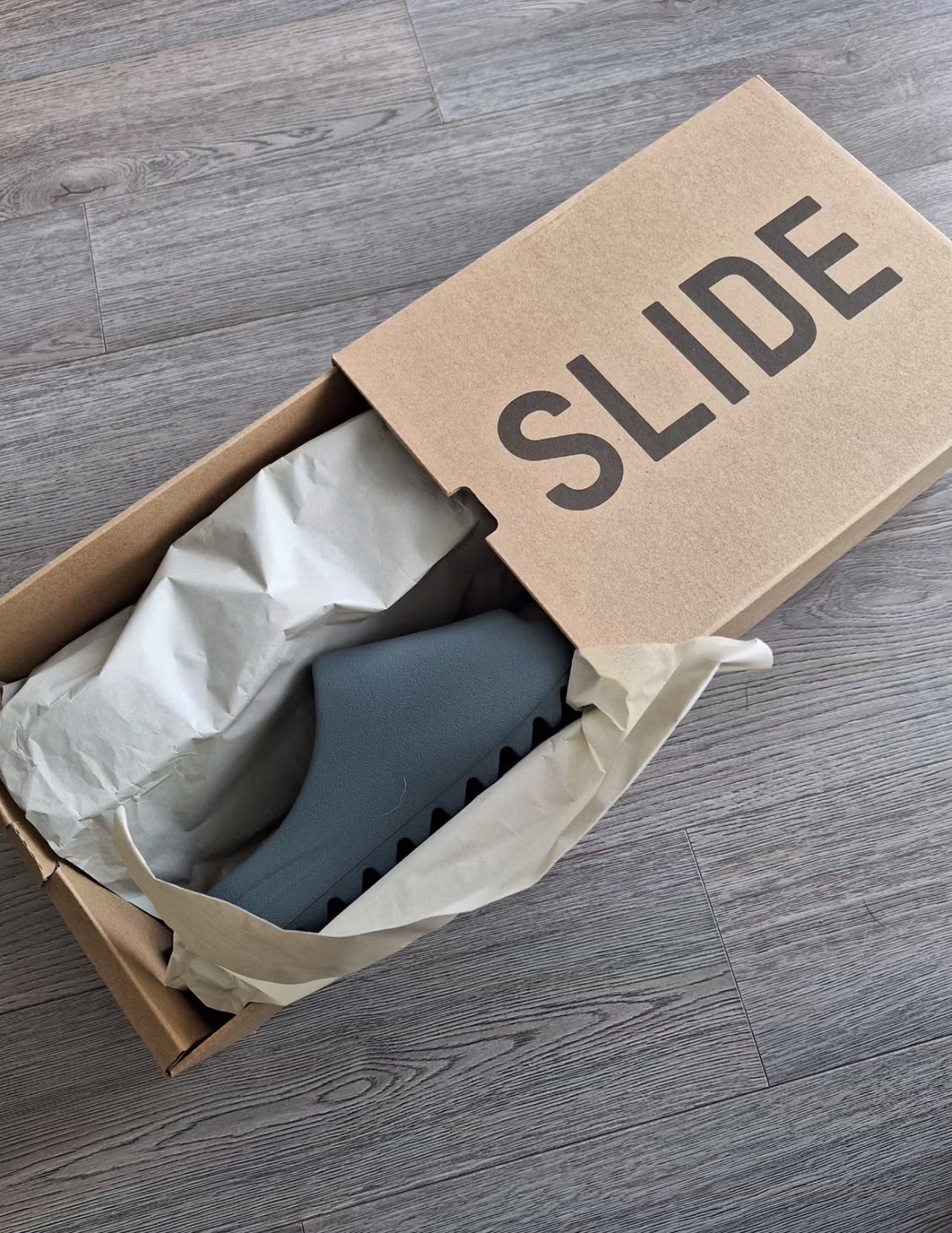 31.5cm adidas YEEZY SLIDE SLATE MARINE dev.echoppes-web.clients.sdv.fr