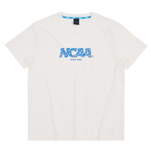 【下殺↘ $499】NCAA 短T 中性 白 基本 涼感 變形蟲 短袖 男女 7325101700