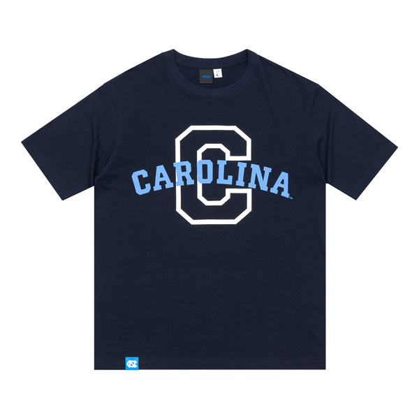 【下殺↘ $399】NCAA 短T 北卡羅來納 深藍 白大LOGO 棉 休閒 男女  7225101783