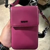 [S] DKNY WINONNA FLAP PHONE CROSSBODY BAG,LIPSTICK PINK, 782212654034 (SD606)
