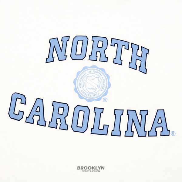 【下殺↘ $399】NCAA 短T 北卡 羅來納 中性 水藍白LOGO 短袖 休閒 男女 7225500700