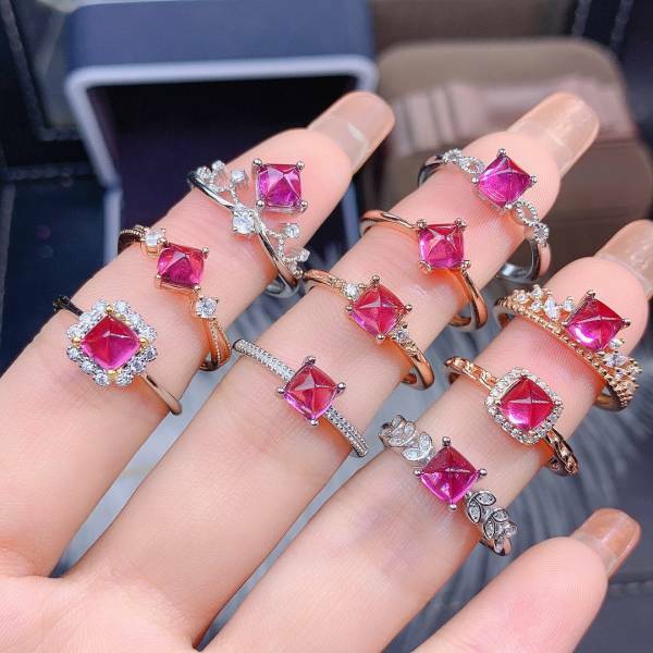 925銀戒指 純天然鎂鋁石榴石