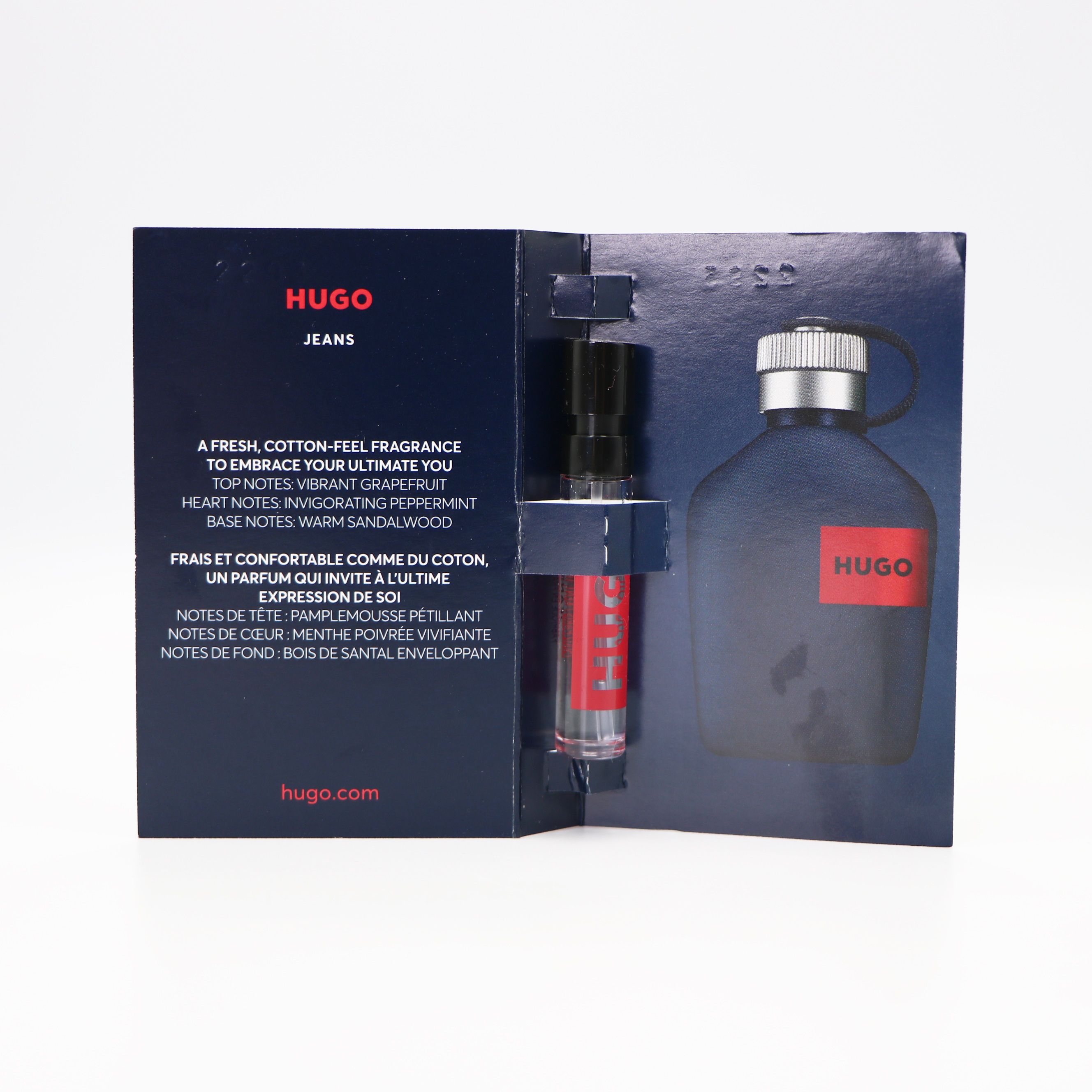 HUGO BOSS JEANS 丹寧男性淡香水 1.2ml 針管