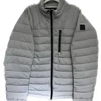 [S] DKNY PACKABLE PUFFER COAT,GREY, DX2OP300-RFN (SD618)