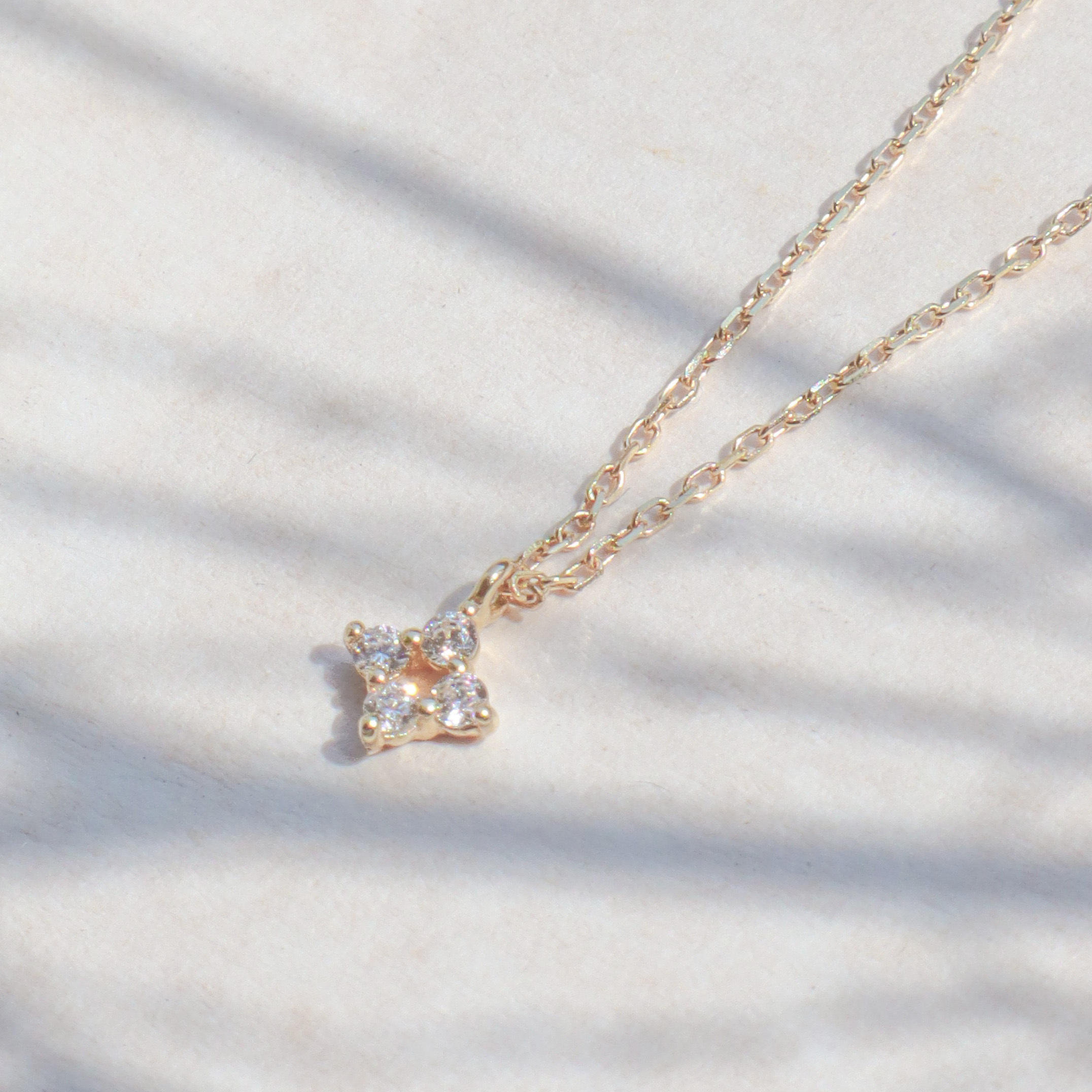 10K/微光晨曦-晨光之星項鍊