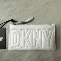 [S] DKNY ELSA BIFOLS CARD HOLDER,OPTIC WHITE, 755404970977 (SD621)