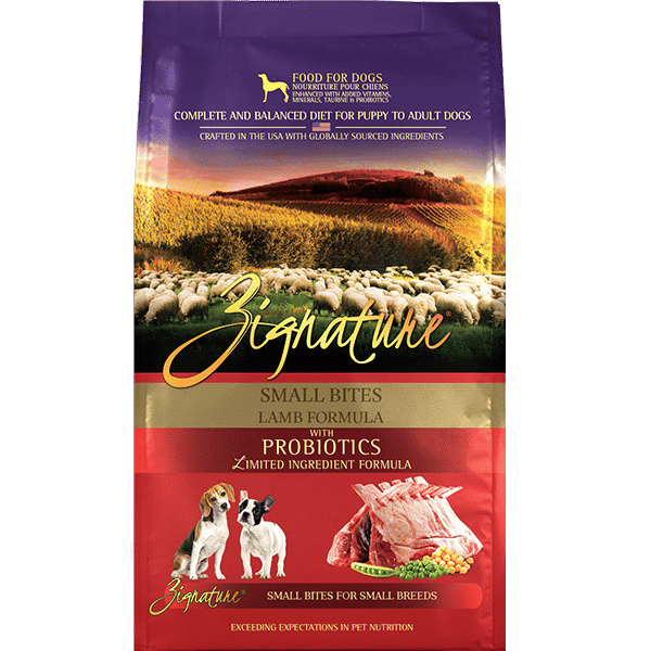 Zignature Grain Free Small Bite Dog Dry Food - Lamb．4lb/12.5lb