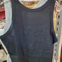 [S] DKNY HIGH NECK CROP TANK,BLACK, DP2T8746-BLK (SD628)