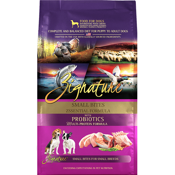 Zignature Grain Free Small Bite Dog Dry Food - Zssential．4lb/12.5lb