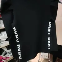 [S] DKNY PUFF SLEEVE SWEATER,BLACK, E2MSA04R-BLACK (SD631)