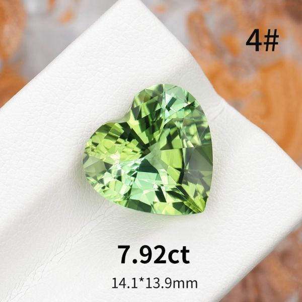 5-9 克拉 心形切割 碧璽