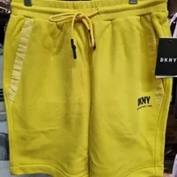 [S] DKNY FRENCH TERRY SHORT,MAIZE, M1340227-MAI [FINAL SALE] (SD635)