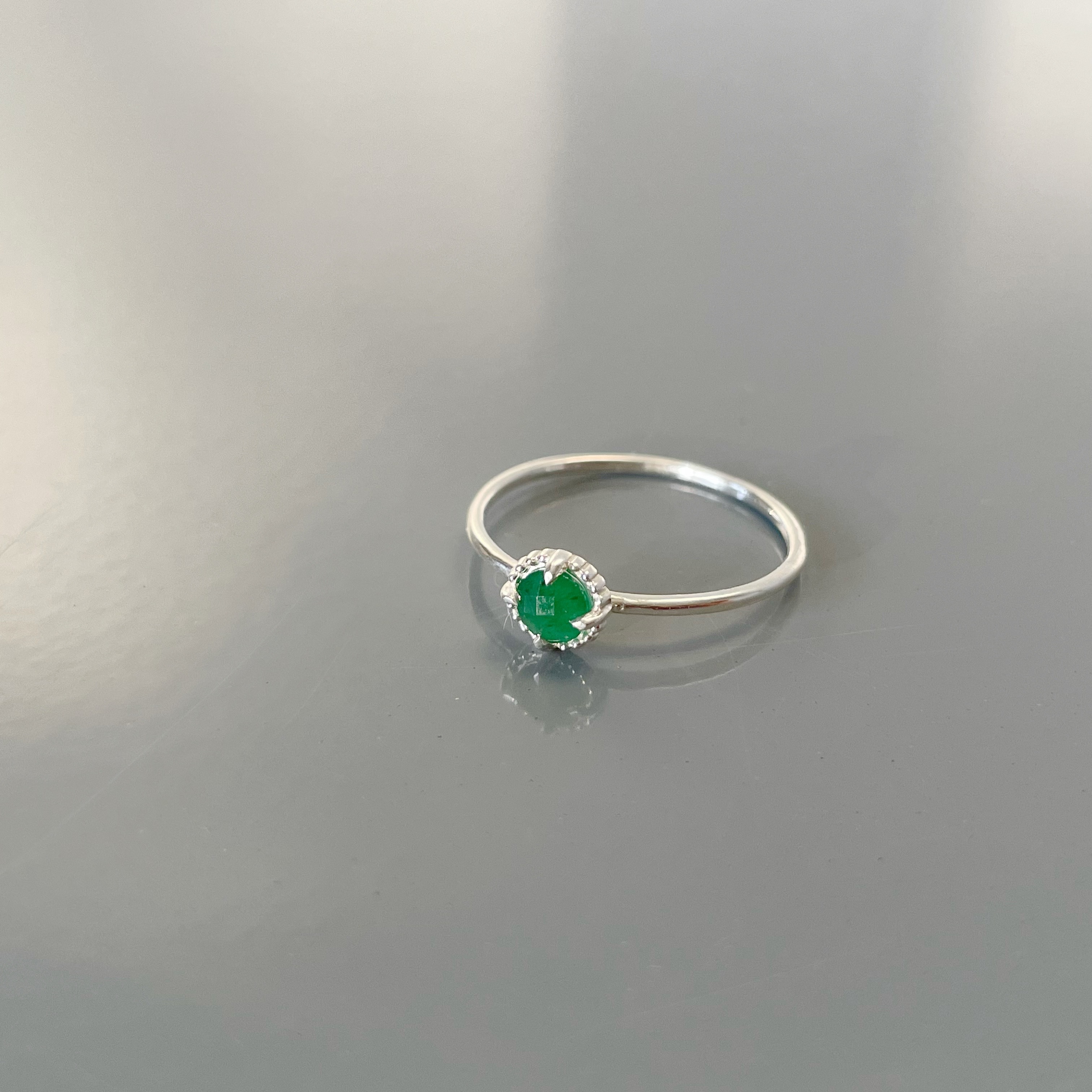 蛋撻東菱石戒指