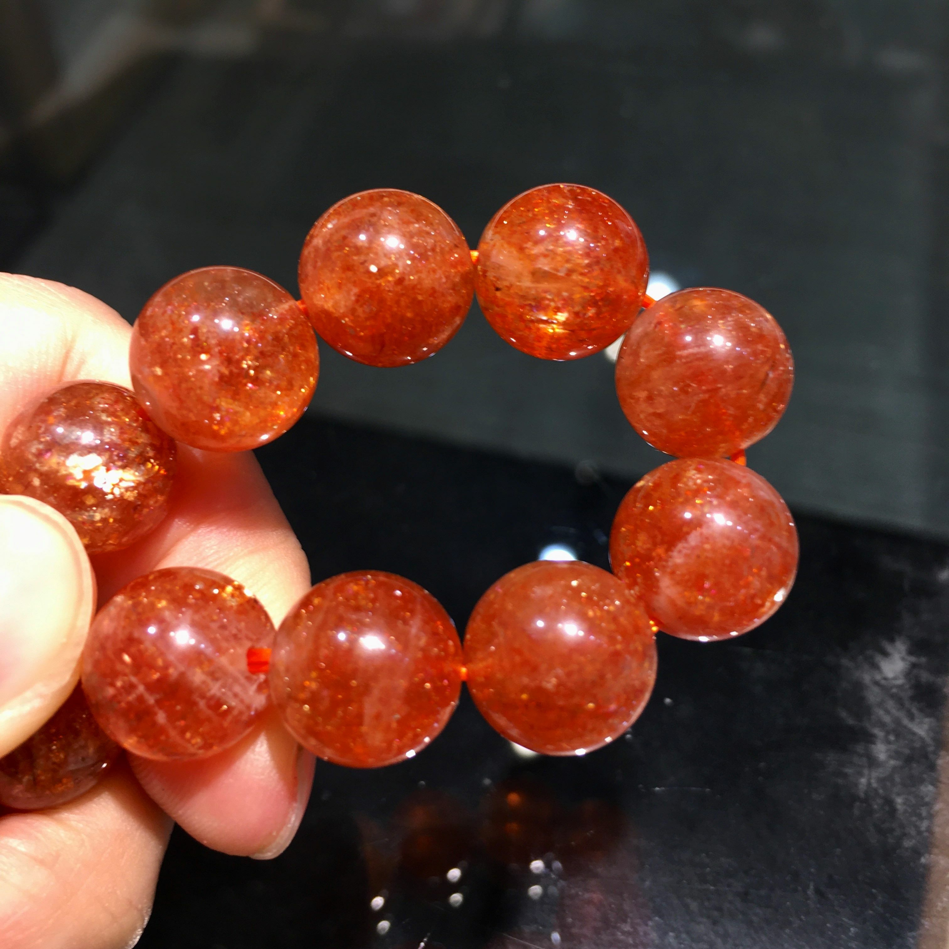 金草莓手串 13699 12mm