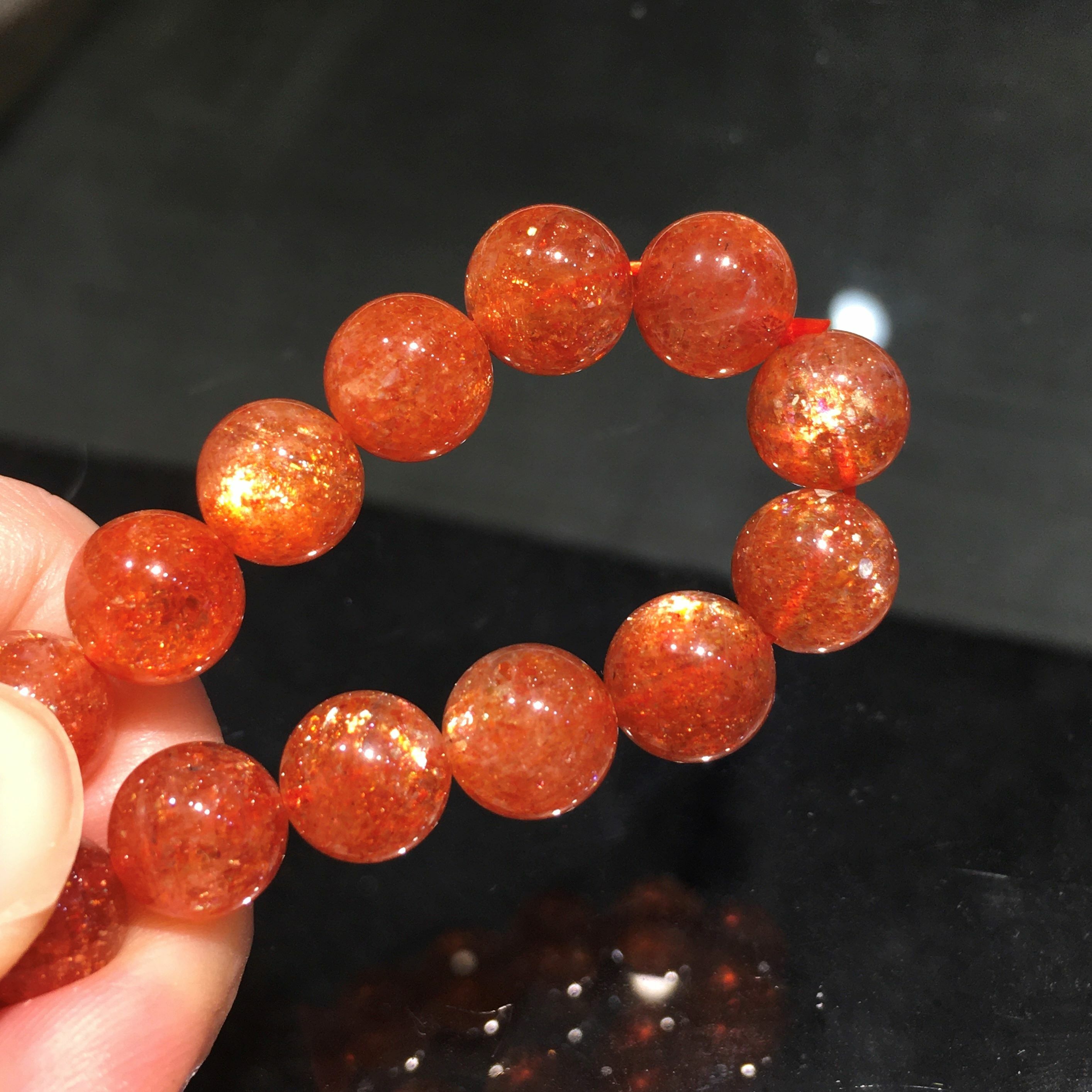 金草莓手串 13825 9mm