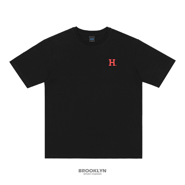 【下殺↘ $399】NCAA 短T 哈佛 中性 短袖 黑紅 胸小LOGO 背後英文 休閒 男女 7225102220