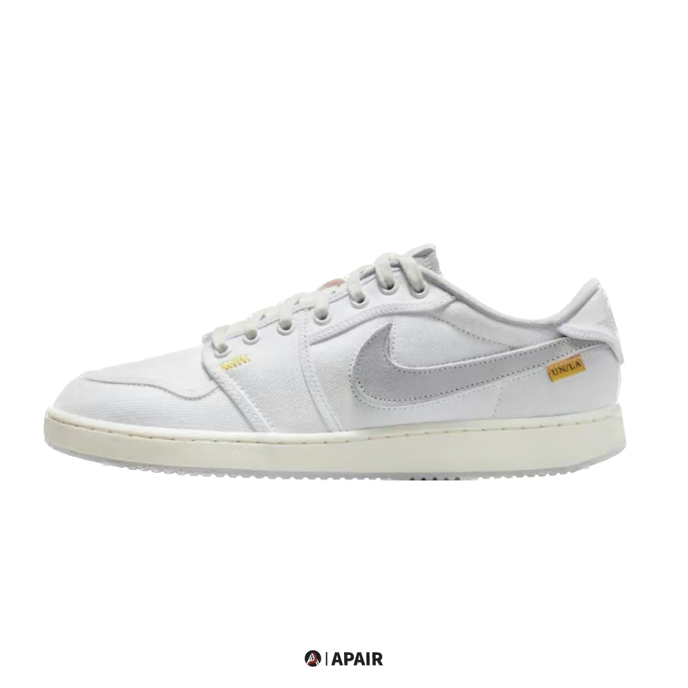 【APAIR】預購 Union la x Jordan 1 KO low 灰白 魔鬼氈 男款 DO8912-101