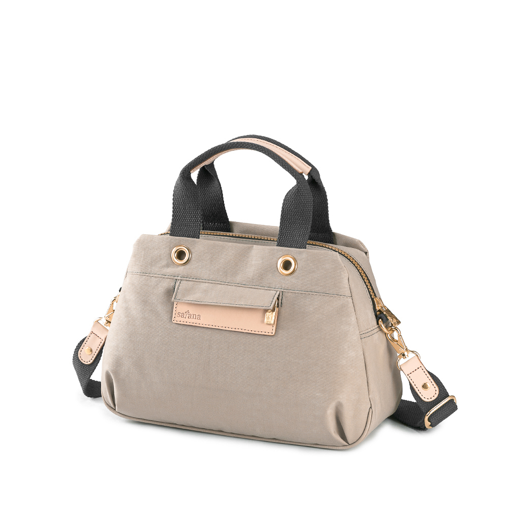 Soldier Peony Handbag-Beige