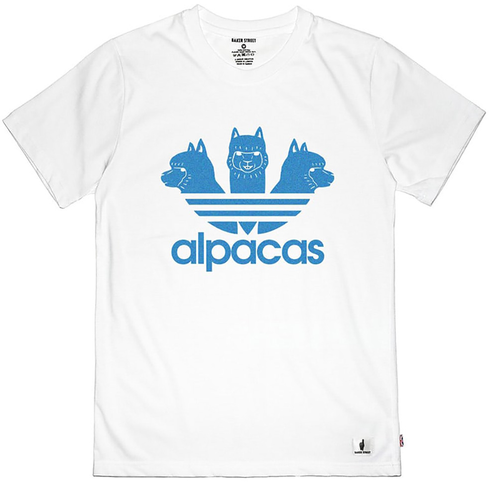 Alpacas Blue 愛迪駝(藍)  短T