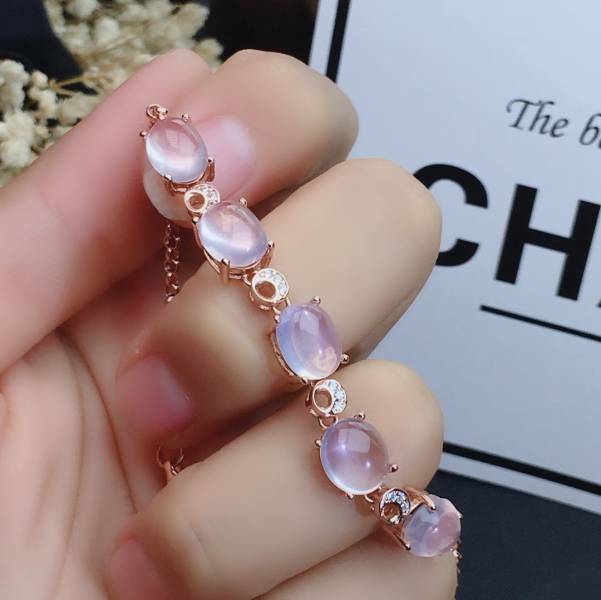 925銀套組 天然粉晶