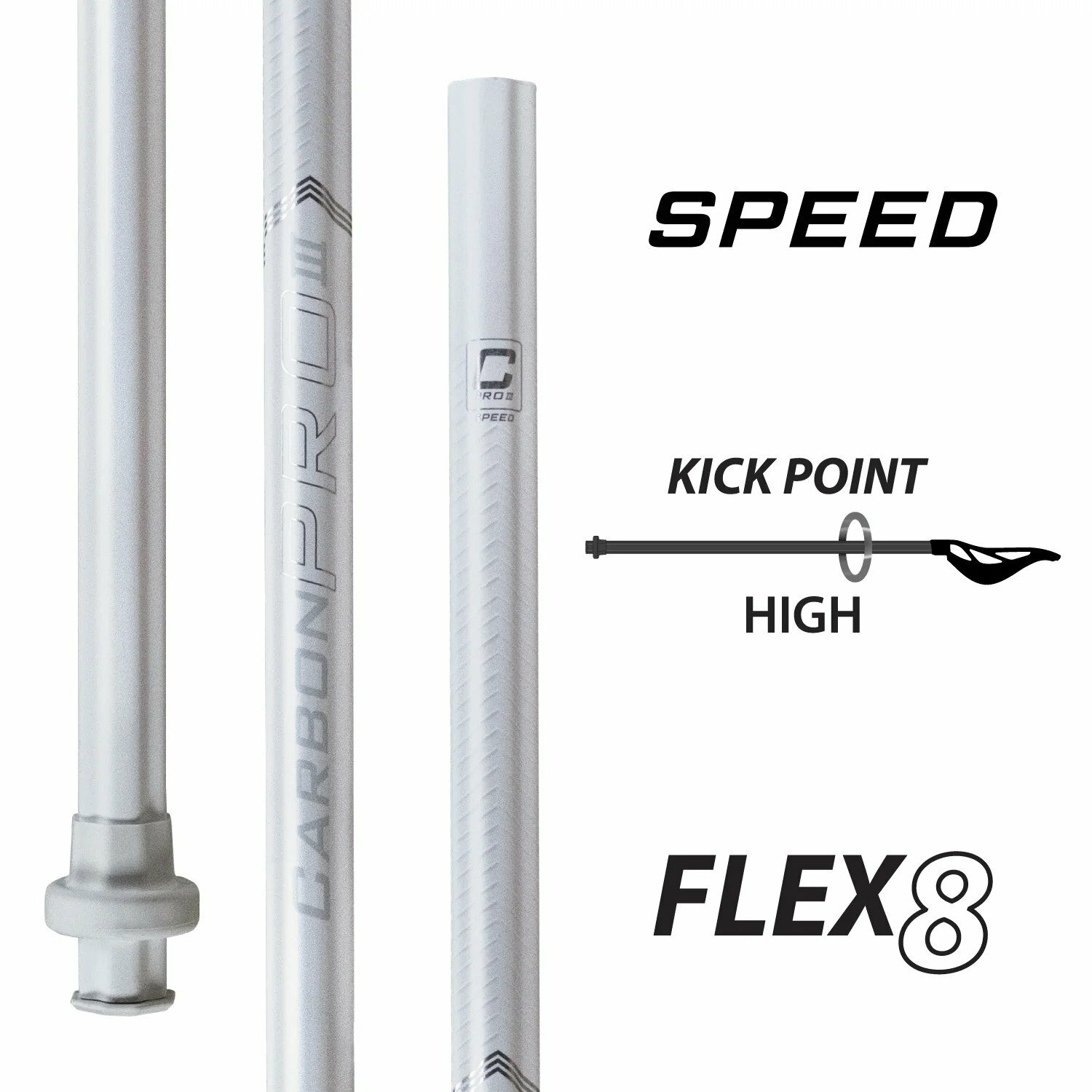 ECD Lacrosse Carbon Pro 3.0 Speed Attack Lacrosse Shaft