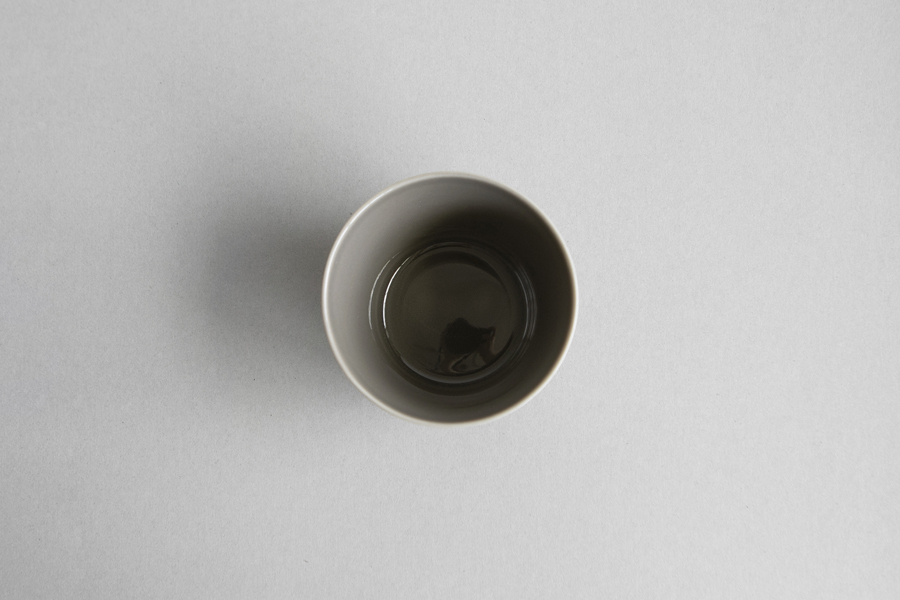 yumiko iihoshi porcelain-木村硝子店聯名dishes系列杯S 鹿褐棕