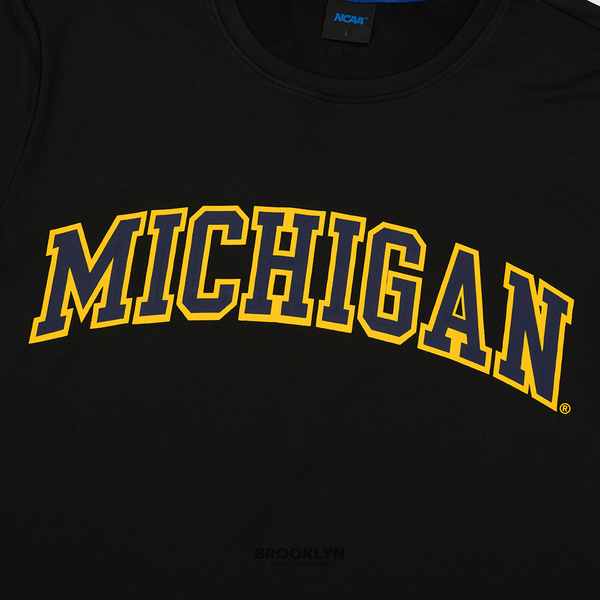 【下殺↘ $399】NCAA 短T 密西根 黑藍黃 吸排 短袖 休閒 男女 7221507220