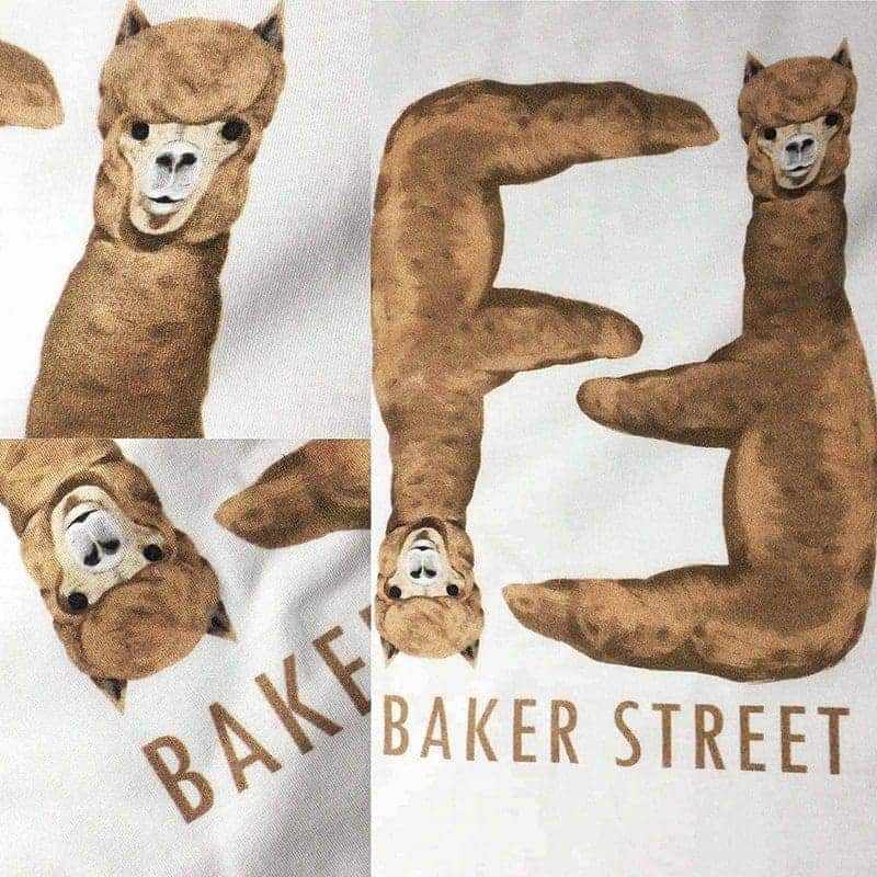 Upside Down Alpaca 摩卡顛倒駝 女版短T