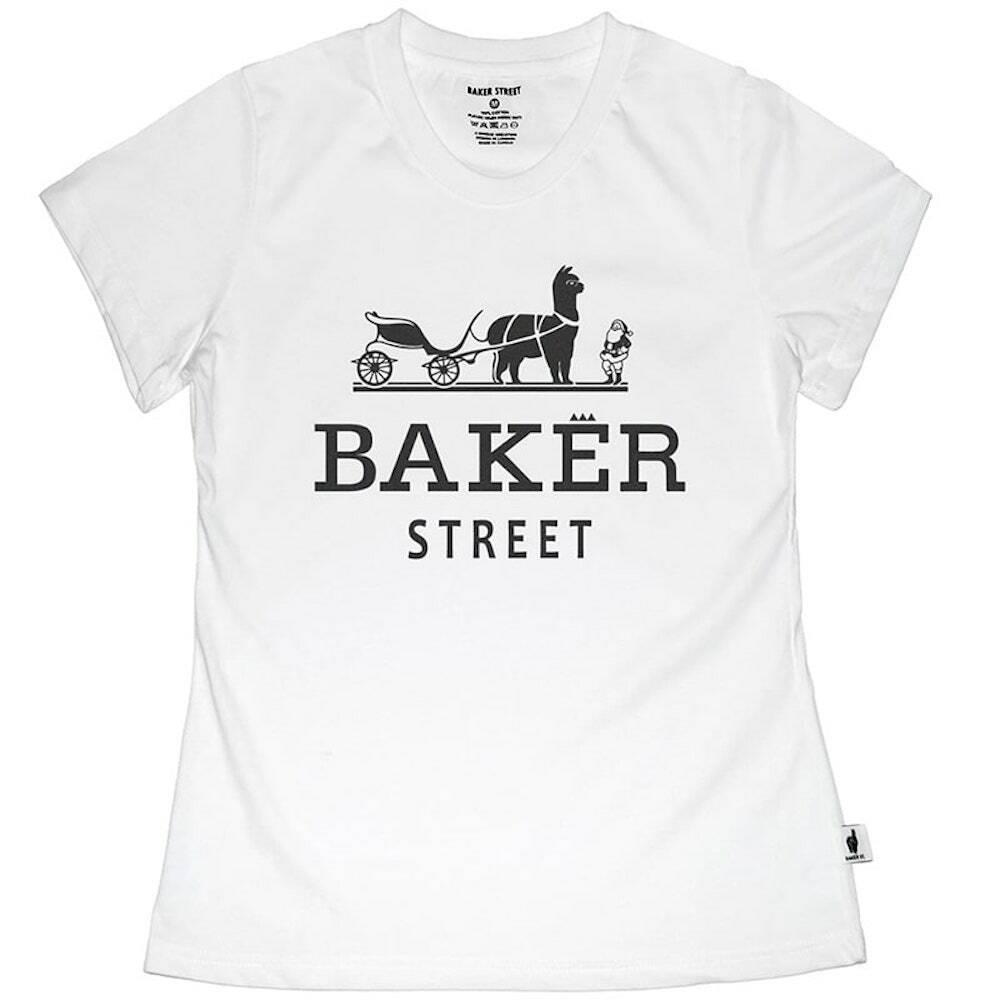 Alpaca Carriage and Santa 愛馬駝 女版短T