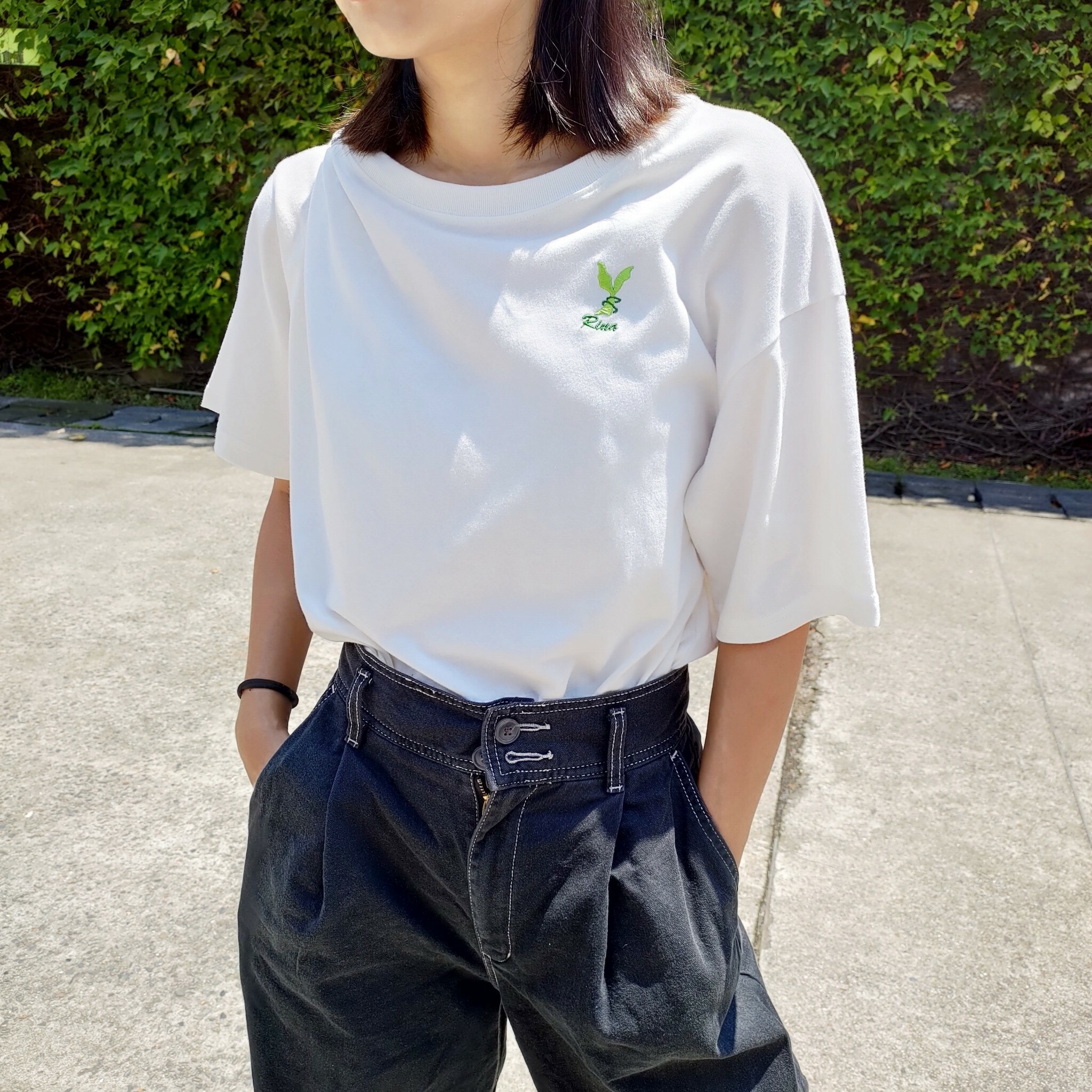 真珠美人魚-短袖T-shirt-短版-莉娜