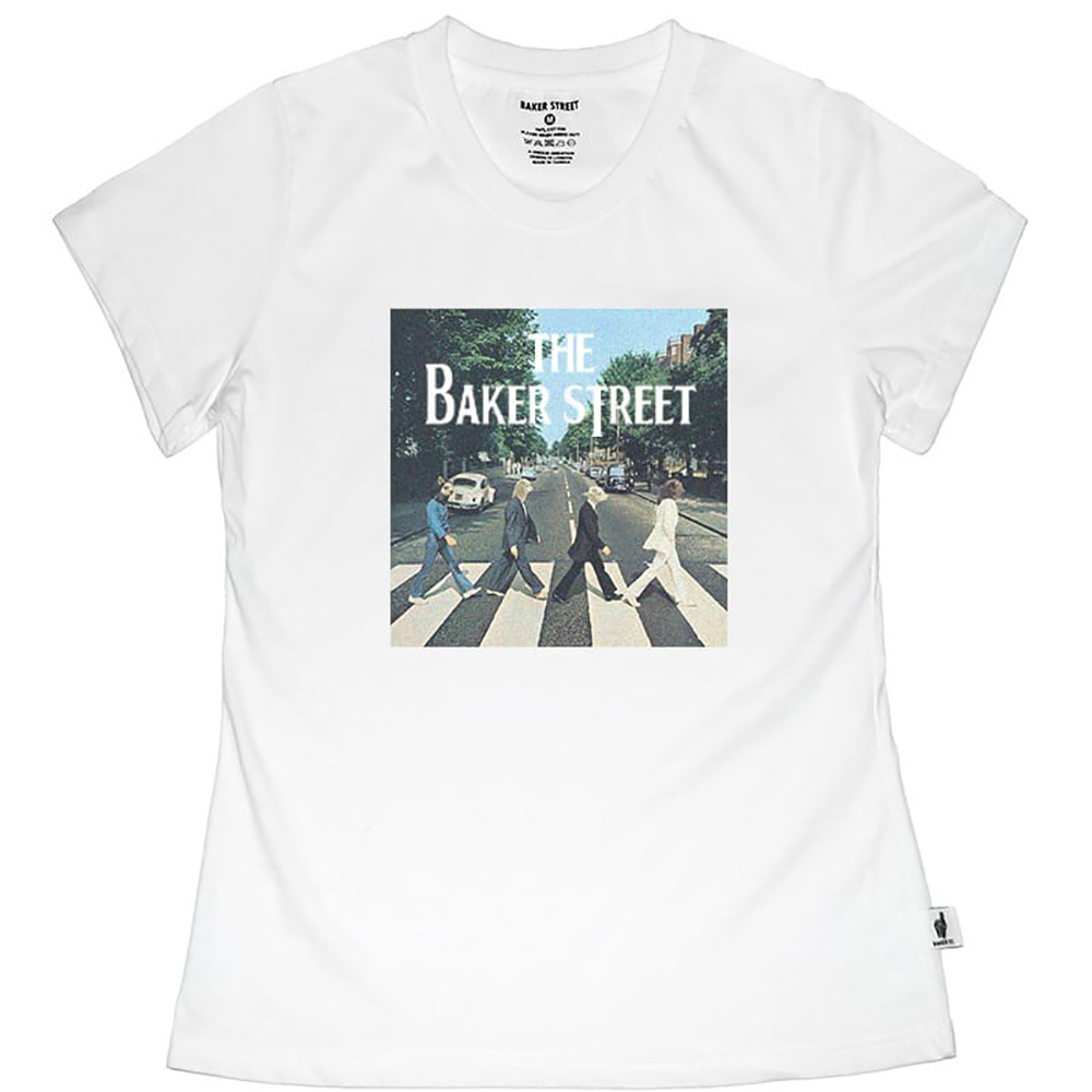 Alpacas Walking on the Abbey Road 披駝四 女版短T